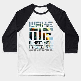 Halo geometric game quotes - Master chief - Spartan 117 - WQ01-v3 Baseball T-Shirt